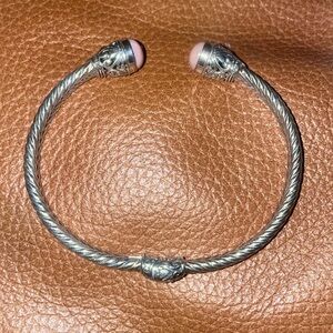 Samuel B pink stone bracelet